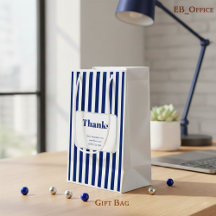 Chique Navy Blauwe Verticale Strepen Zakelijk