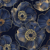 Chique Navy Goud Handdoeken Elegante Aangepaste Ca