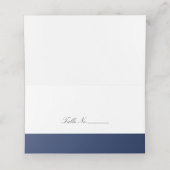 Chique Navy Stripes Plaatskaartje (Binnenkant ongevouwen)