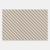 Chique nep-kraftpapier met leuke witte multi-patro inpakpapier vel (Voorkant 3)