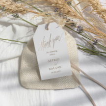 Chique Nep Metallic Gouden Calligrafie Bruiloft