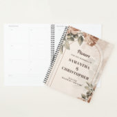 Chique neutrale aardse tinten roestige rozen herfs planner (Display)