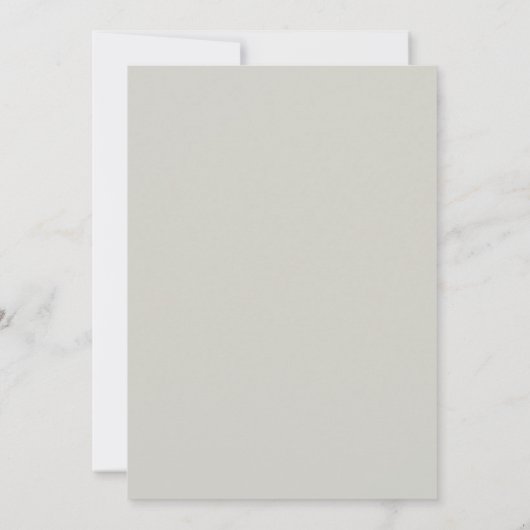 Chique Neutrals Bruiloft Menu Pastel Grijs ID1020 (Achterkant)