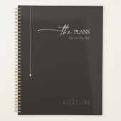 Chique Neutrals Trouwplannen Charcoal ID1020 Planner (Voorkant)