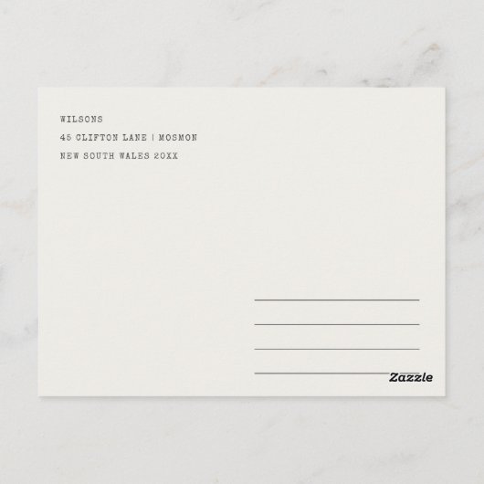 Chique New Orleans Louisiana Aquarel Reis Briefkaart (Achterkant)