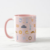 Chique New York City Patroon Roze Mok (Links)