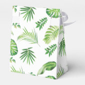 Chique Oerwoud Dieren Groen Baby shower Dank u Bedankdoosjes (Achterkant)