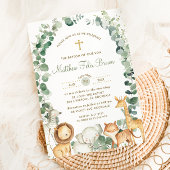 Chique Oerwoud Dieren Groen Doop Doopsel Kaart