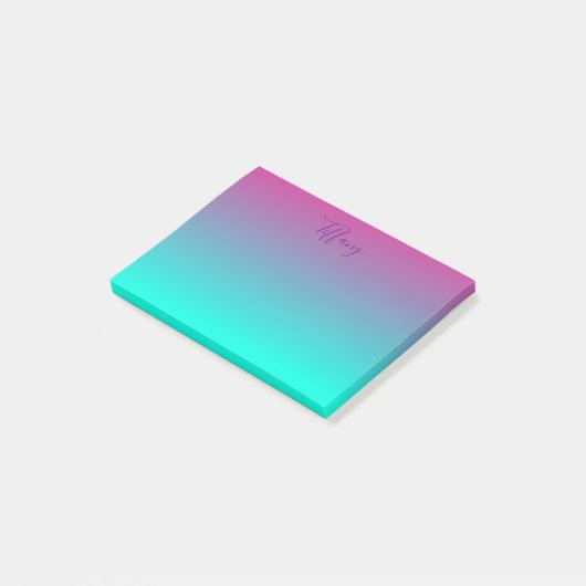 Chique ombre post-it® notes (Schuin)