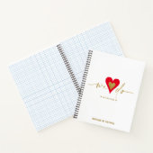 Chique Onze Huwelijksplannen Bruiloft Journal Goud Notitieboek (Binnen)