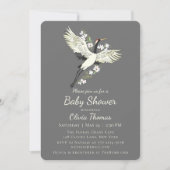 Chique oosterse kraan Baby shower Kaart (Voorkant)