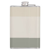 Chique op maat gemaakte initiaal modern heupfles (Achterkant)