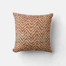 Chique oranje chevron