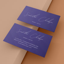 Chique orchidee Paarse minimalistische handgeschre