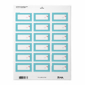 Chique Origami Vogels Bruiloft Mailing Adres Etiket (Full Sheet)