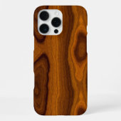 Chique oude antieke eiken bruine houtnerf patroon iPhone hoesje (Achterkant)