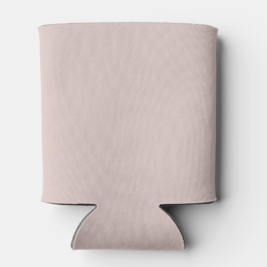 Chique Oversized Monogram Initiaal Roze Blikjeskoeler (Achterkant)