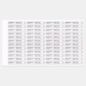 Chique Paarse Glitter Border Lip Tint Gloss Produc Labels (Vel)