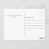 Chique paarse gouden Bat Mitzvah-feest uitnodiging (Achterkant)