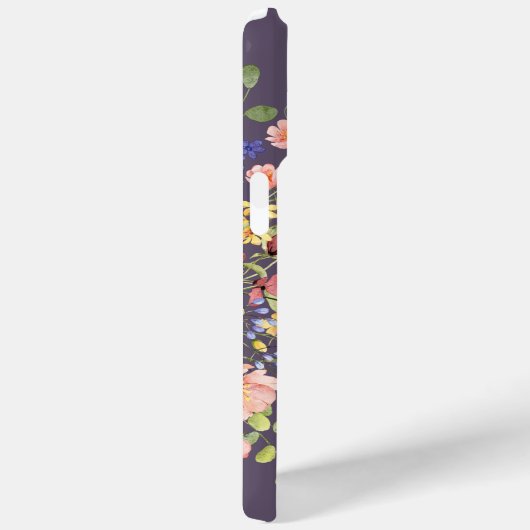 Chique Paarse palet bloeit wilde bloemen Case-Mate iPhone Case (Achterkant / Rechts)