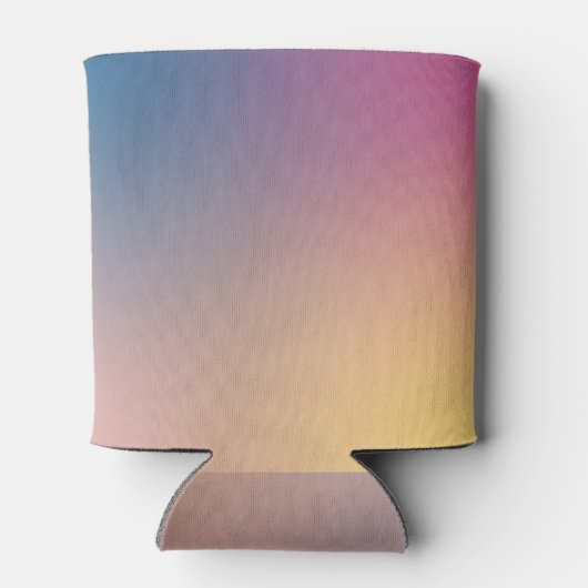 Chique paarse verloop Ombre Script Bruiloftsfeest Blikjeskoeler (Achterkant)