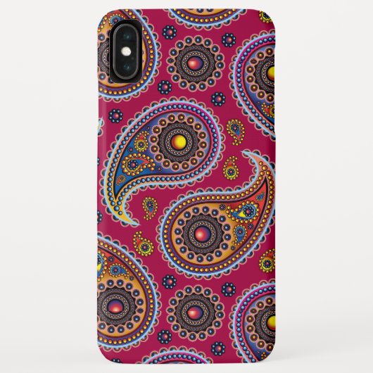 Chique Paisley Trendy Stijlvol Modern Girly Patroo Case-Mate iPhone Case (Achterkant)