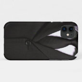 Chique pak en zwarte stropdas Case-Mate iPhone case (Achterkant (horizontaal))