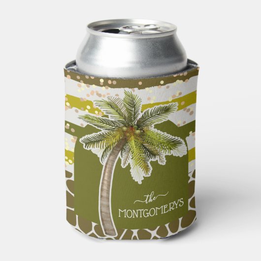 Chique Palmboom Blikjeskoeler (Blikje Voorkant)