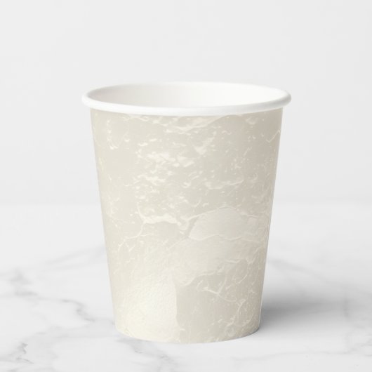 Chique Parel Glam Ivoire Trouw   Papieren Bekers (Achterkant)