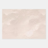 Chique parel witte glam ivoor roze wedding   inpakpapier vel (Voorkant 2)