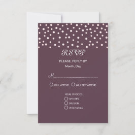 Chique parels op Cassis bruiloft RSVP Kaartje