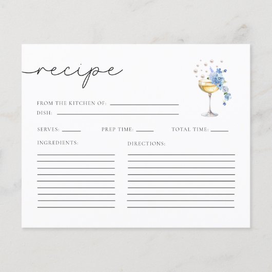 Chique parels & Prosecco Vrijgezellenfeest Recept  (Voorkant)