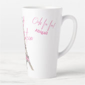 Chique Paris Eiffeltoren Gepersonaliseerde Sweet S Latte Mok (Rechts)
