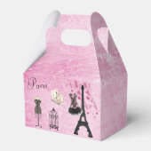 Chique Paris Mode Eiffeltoren Bedankdoosjes (Achterkant)