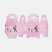 Chique Paris Mode Eiffeltoren Bedankdoosjes (Uitgevouwen)