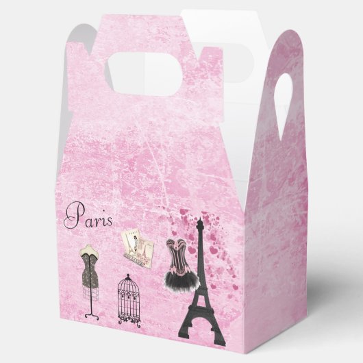 Chique Paris Mode Eiffeltoren Bedankdoosjes (Geopend)