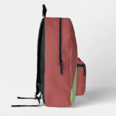 Chique Pastel Bes Geometrische Custom Rugzak (Links)