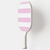 Chique pastel roze strepen gestreept gepersonalise pickleball paddle (Links)