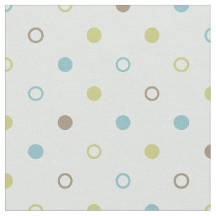 Chique pastel turquoise groene stippen patroon stof