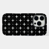 Chique Patroon Design in zwart-wit Case-Mate iPhone Case (Achterkant (horizontaal))