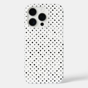 Chique Patroon Design in zwart-wit iPhone 16 Pro Hoesje