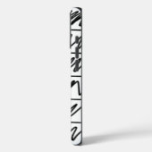 Chique Patroon Design in zwart-wit Case-Mate iPhone Case (Achterkant / Links)