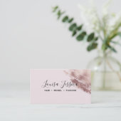 chique penseelstreek | Faux Gold Visitekaartje (Staand voorkant)