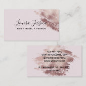 chique penseelstreek | Faux Gold Visitekaartje (Voorkant / Achterkant)