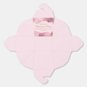 Chique Pensioen Partij Roze Goud Agaat Custom Bedankdoosjes (Ongevouwen)