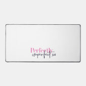 Chique perfect onvolmaakte xo Inspirerend boodscha Bureaumat (Voorkant)