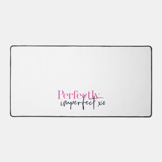 Chique perfect onvolmaakte xo Inspirerend boodscha Bureaumat (Voorkant)
