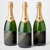 Chique Personaliseer fles Mousserende wijn Label Sparkling Wijnetiket (Flessen)