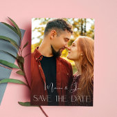 Chique Photo Suprise Verti De datum opslaan Kaart