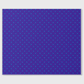 Chique Polka Dot Wrapping Papier: Twee Blues Cadeaupapier (Vlak)